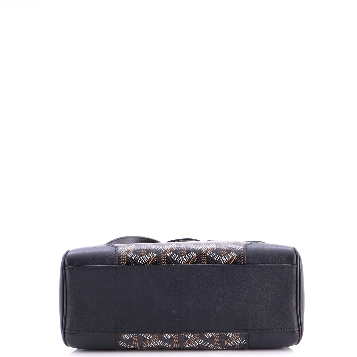 Goyard Saigon top handle bag in coated canvas and leather mini