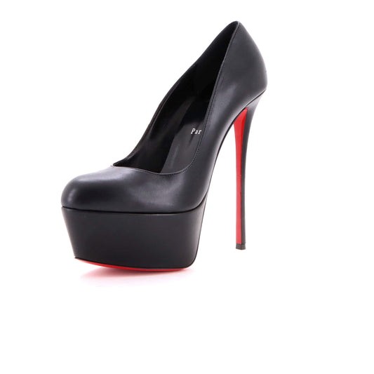 Christian Louboutin Women's Dolly Platform Pumps in Leather, Size 160