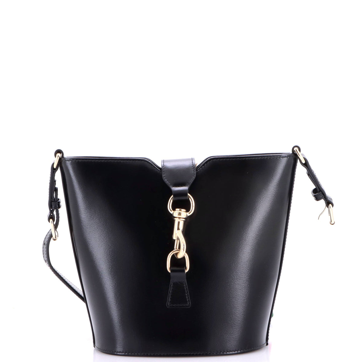 Gucci Jackie Web Bucket Bag Leather