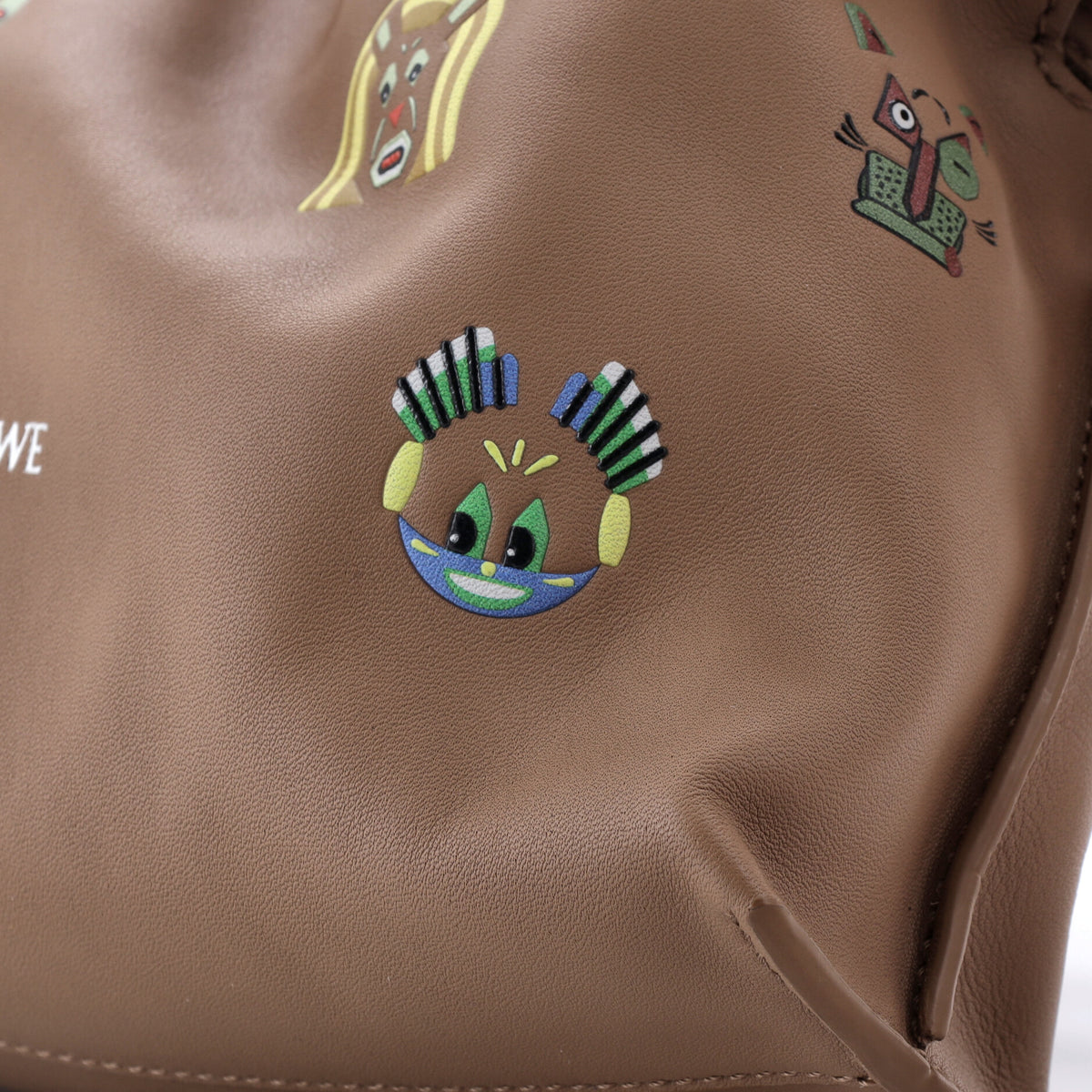 Loewe x Louis Wain Flamenco Cats Knot Clutch Embroidered Leather Mini