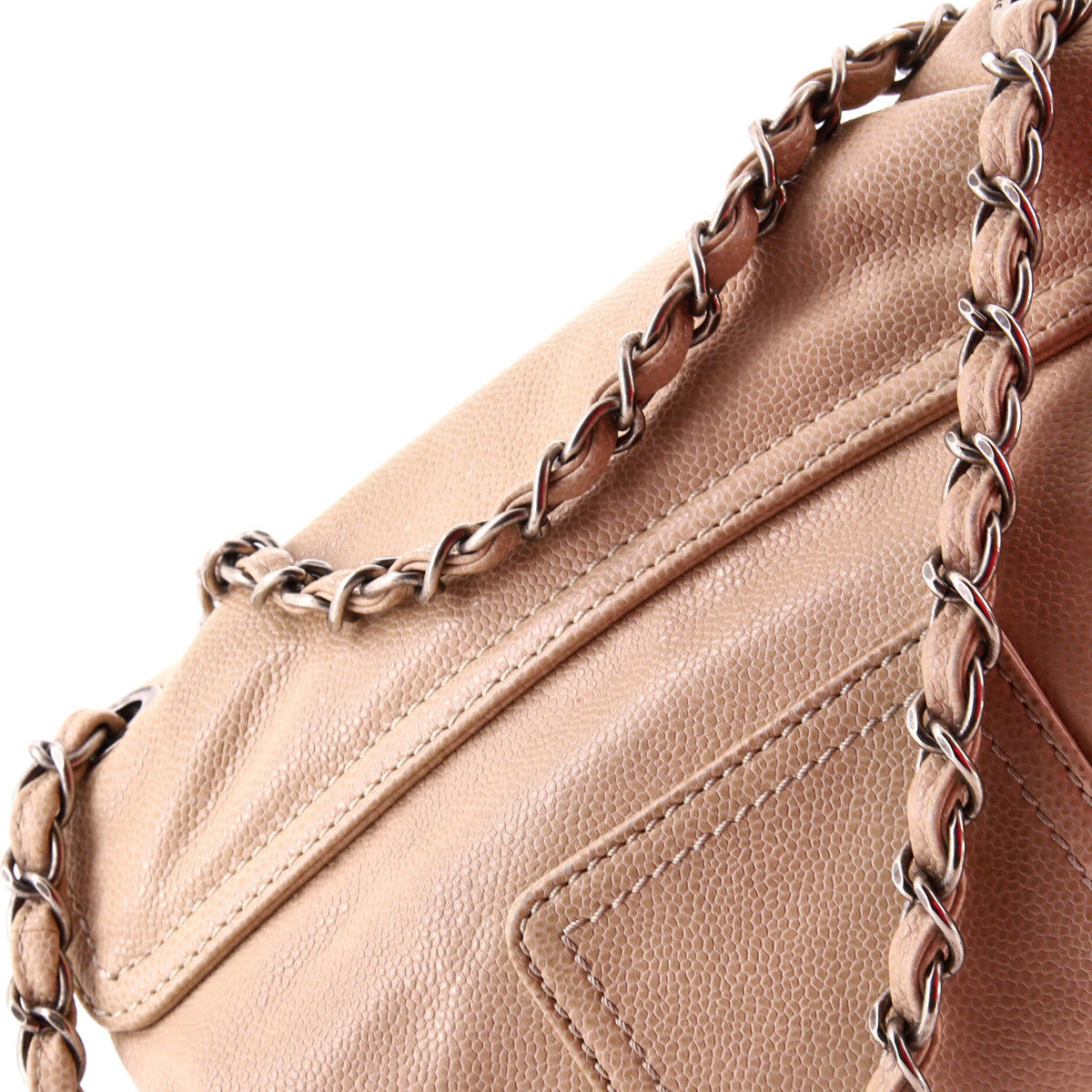 Chanel Coco Rider Hobo Glazed Caviar
