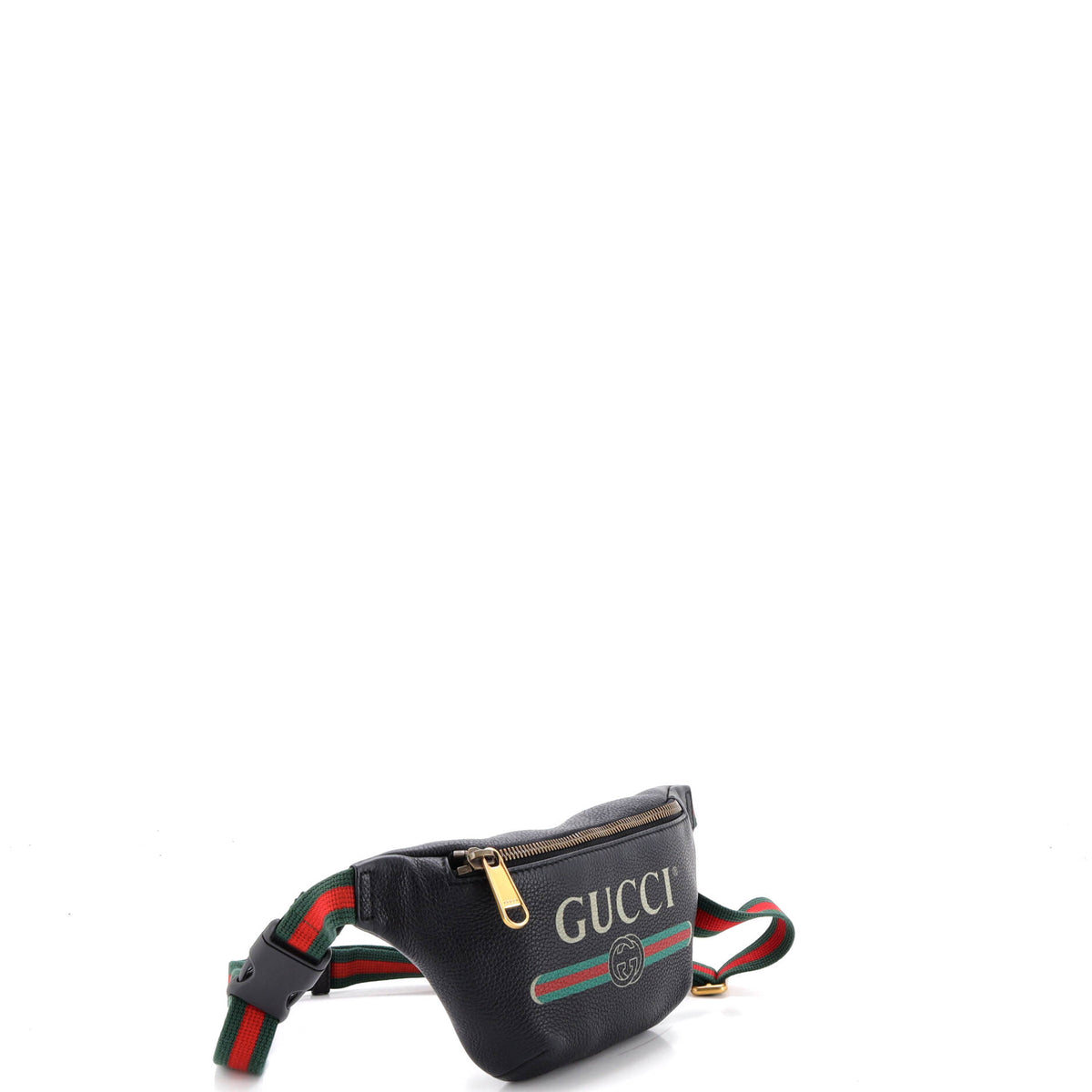 Gucci Logo Belt Bag Printed Leather Small