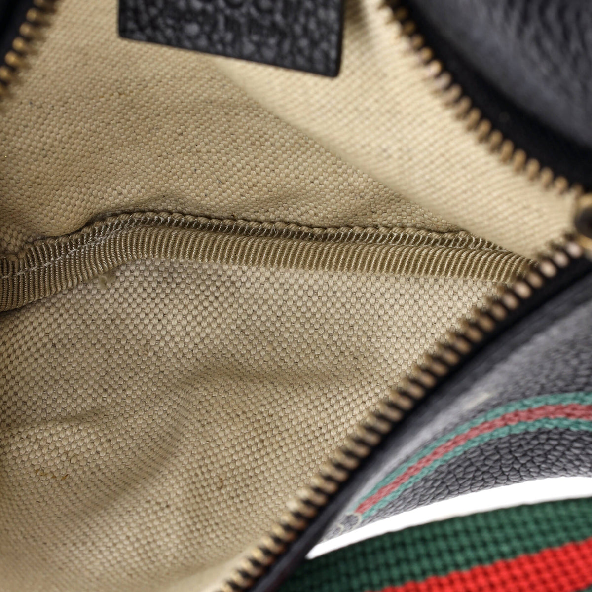 Gucci Logo Belt Bag Printed Leather Small