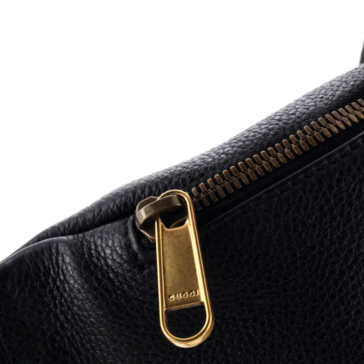 Gucci Logo Belt Bag Printed Leather Small