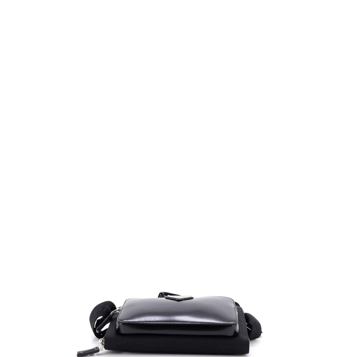 Prada Zip Around Front Pocket Belt Bag Re-Nylon with Leather