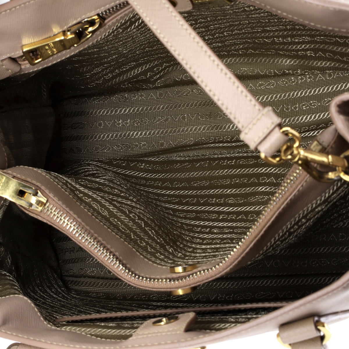 Prada Gardener's Tote Saffiano Leather Medium