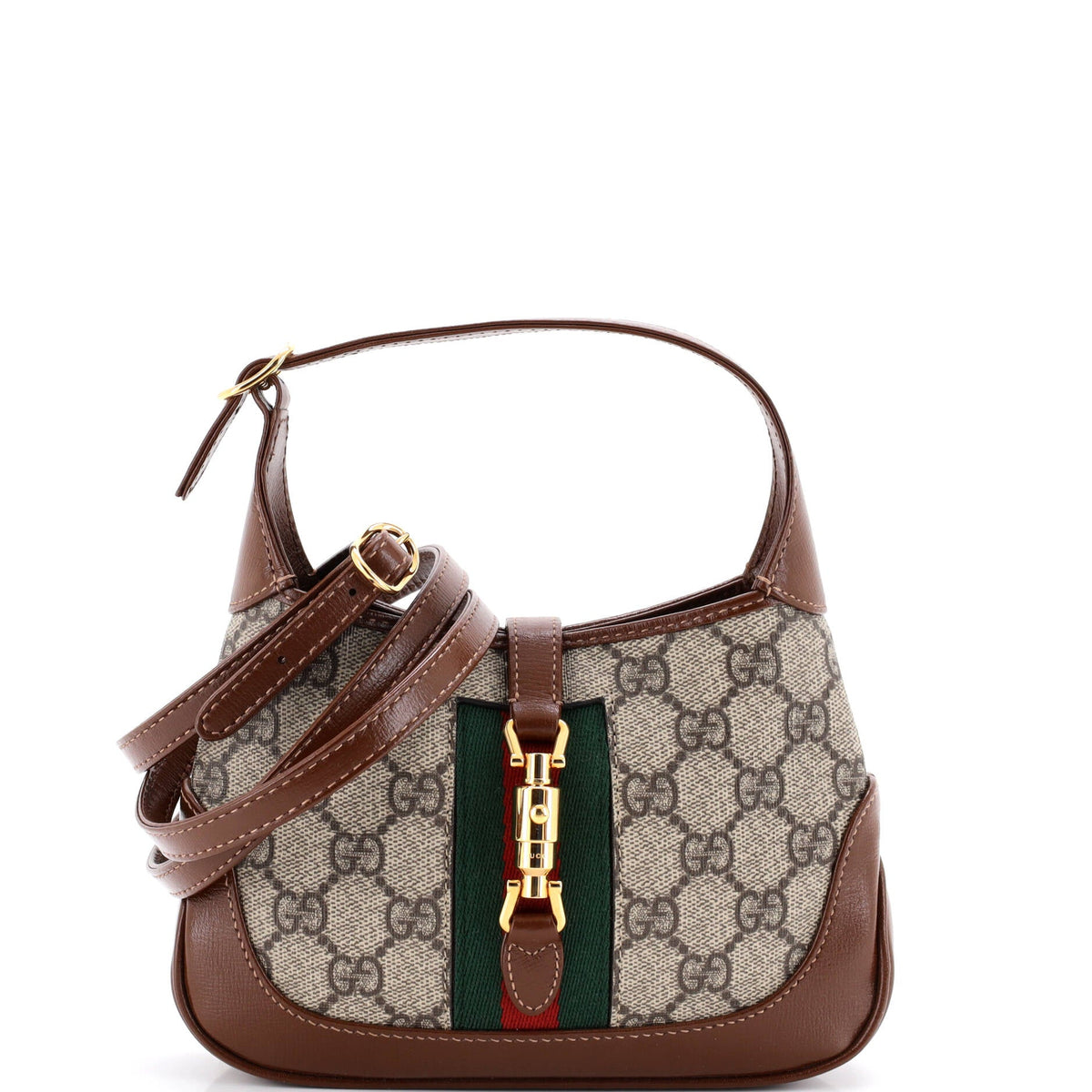 Gucci Jackie 1961 Hobo GG Coated Canvas Mini