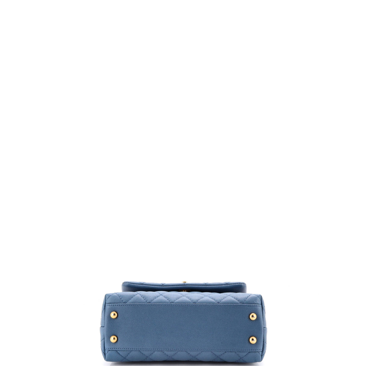 Chanel Coco Top Handle Bag Quilted Caviar Mini