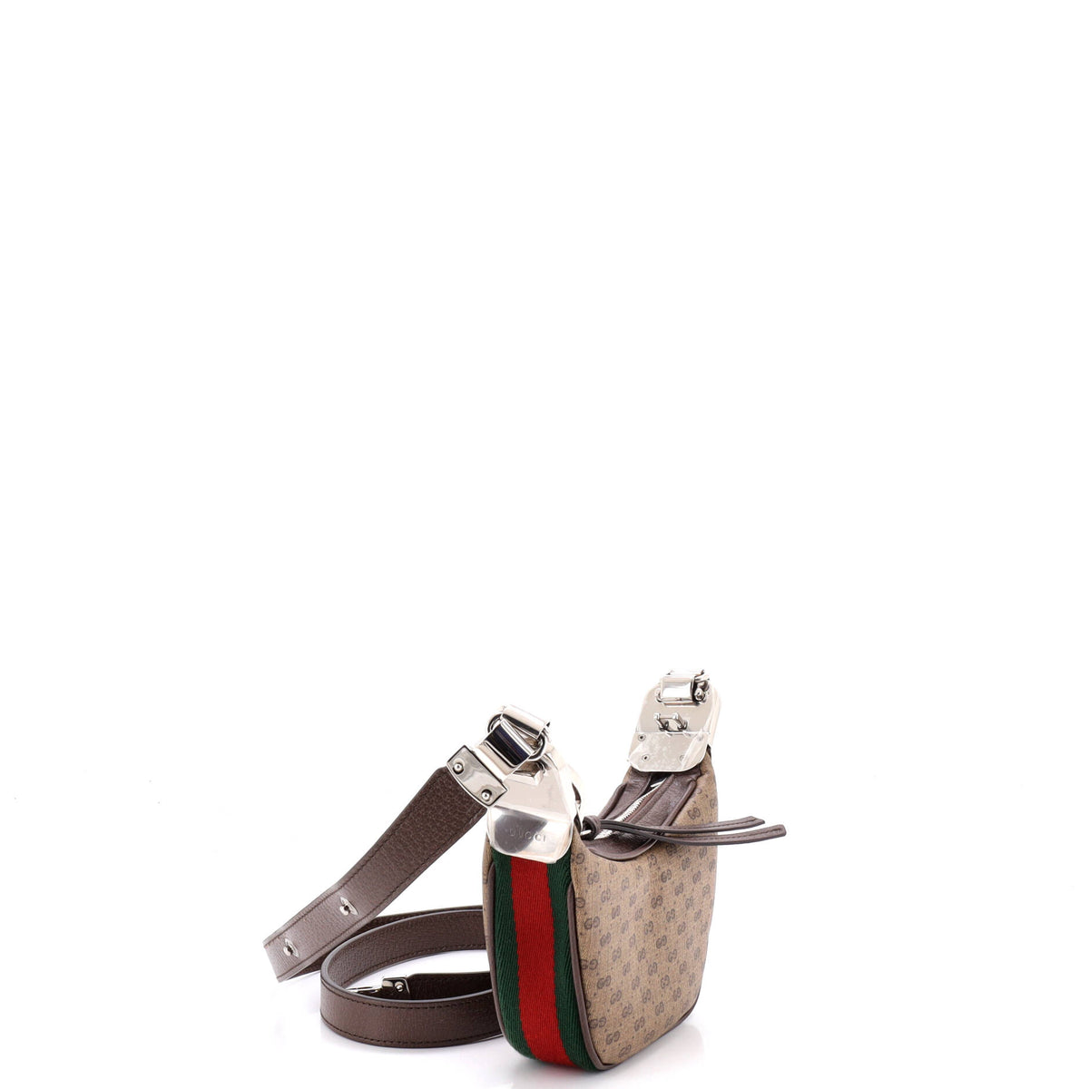 Gucci Attache Shoulder Bag Micro GG Coated Canvas Mini