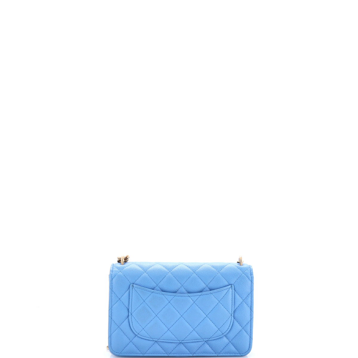 Chanel Sweet Heart Wallet on Chain Quilted Caviar