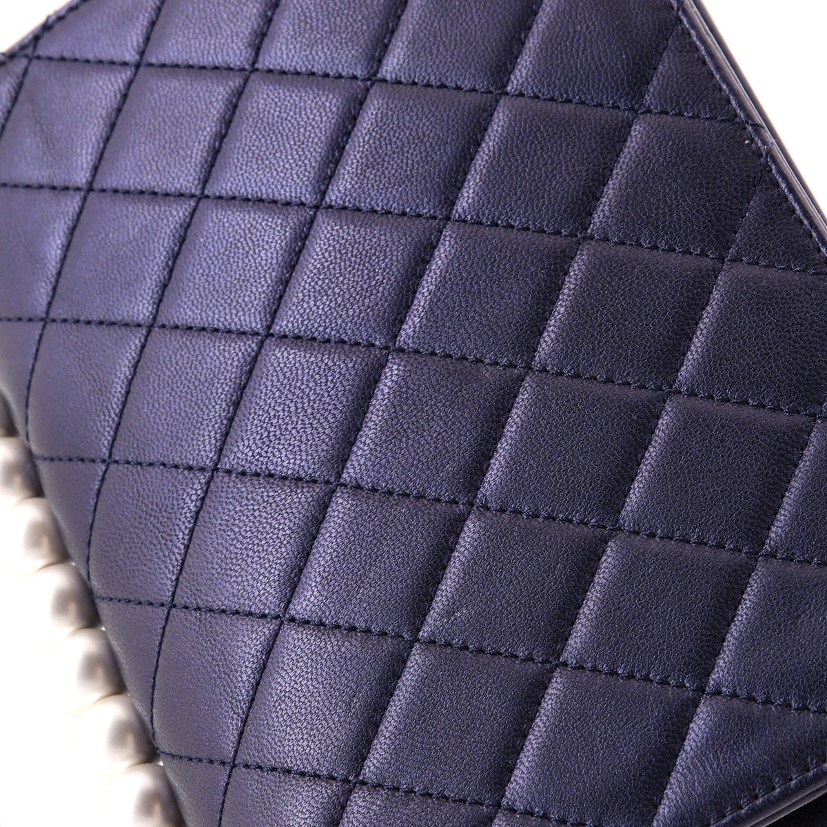 Chanel Chic Pearls Flap Bag Quilted Lambskin Small