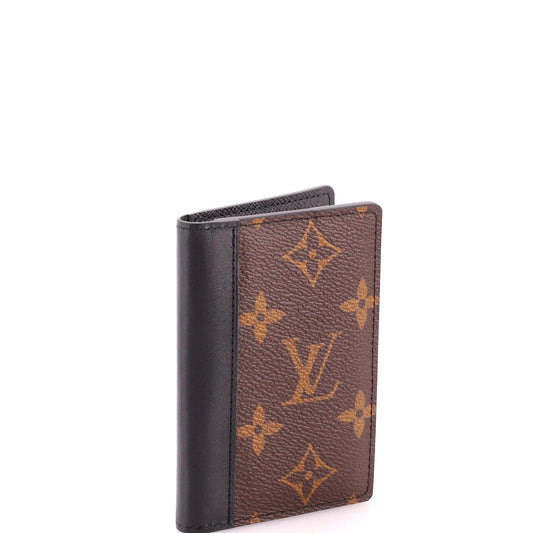 Louis Vuitton Pocket Organizer Macassar Monogram Canvas