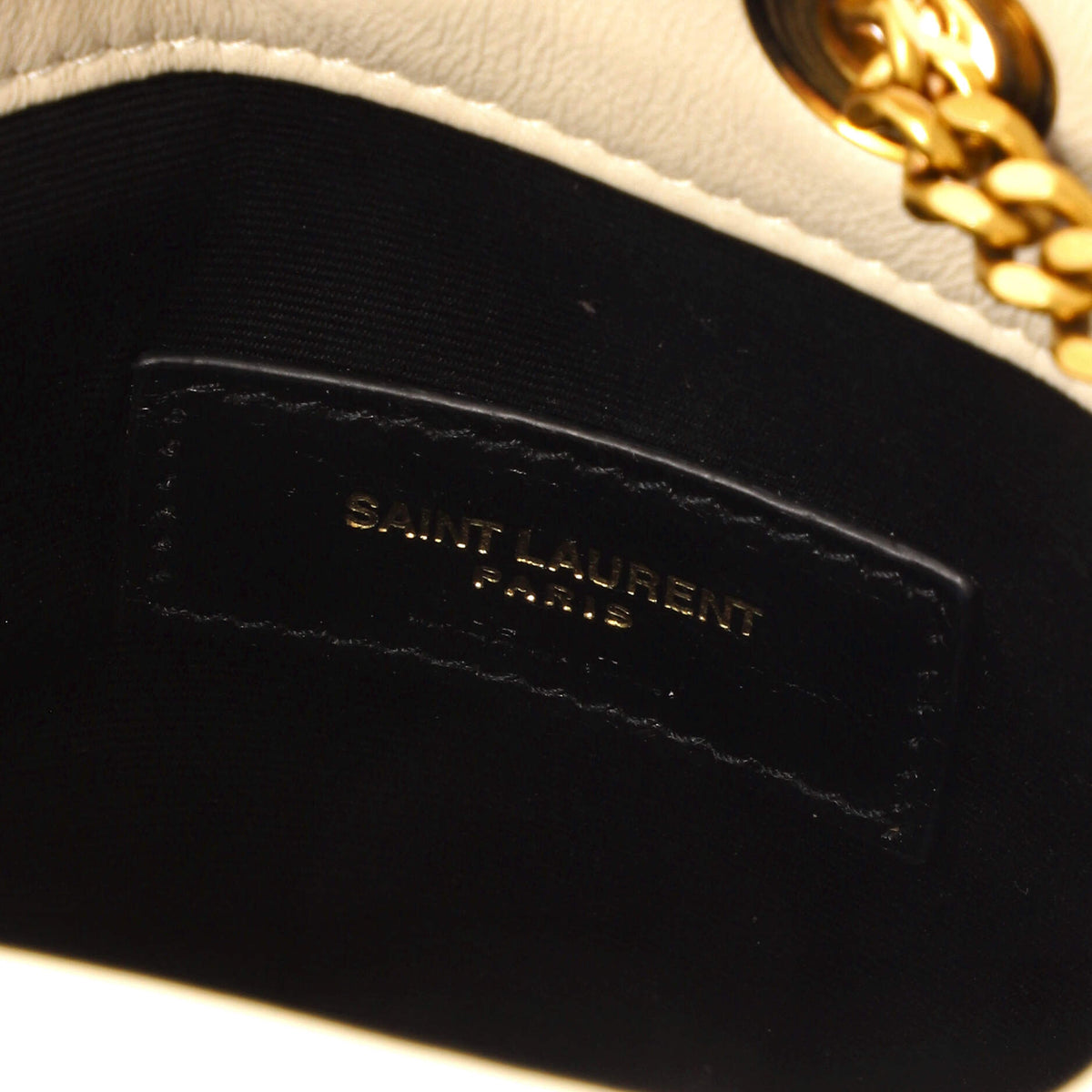 Saint Laurent Joe Bucket Bag Matelasse Chevron Leather Mini