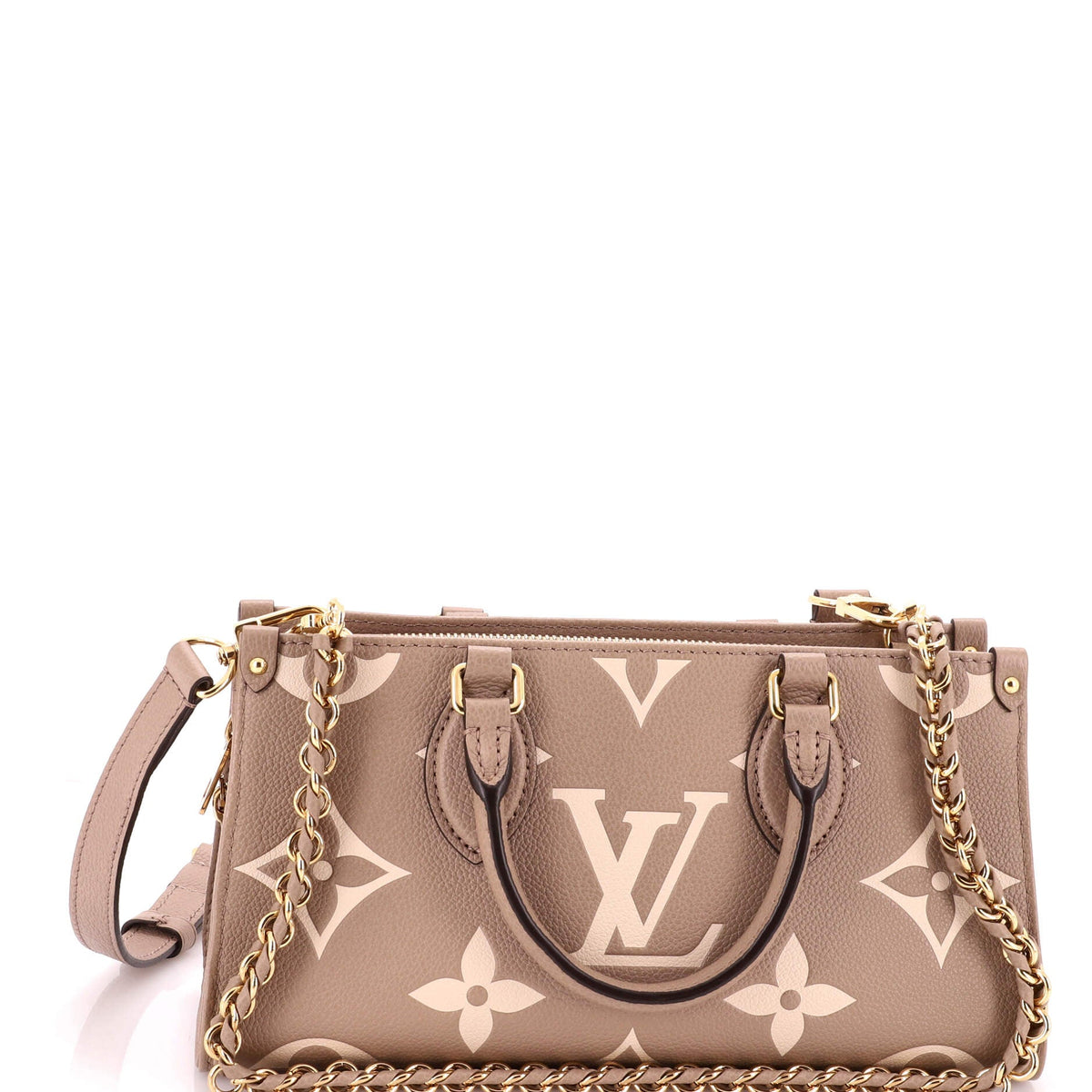 Louis Vuitton OnTheGo Tote Bicolor Monogram Empreinte Giant East West
