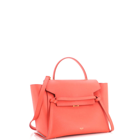 Celine Belt Bag Textured Leather Mini