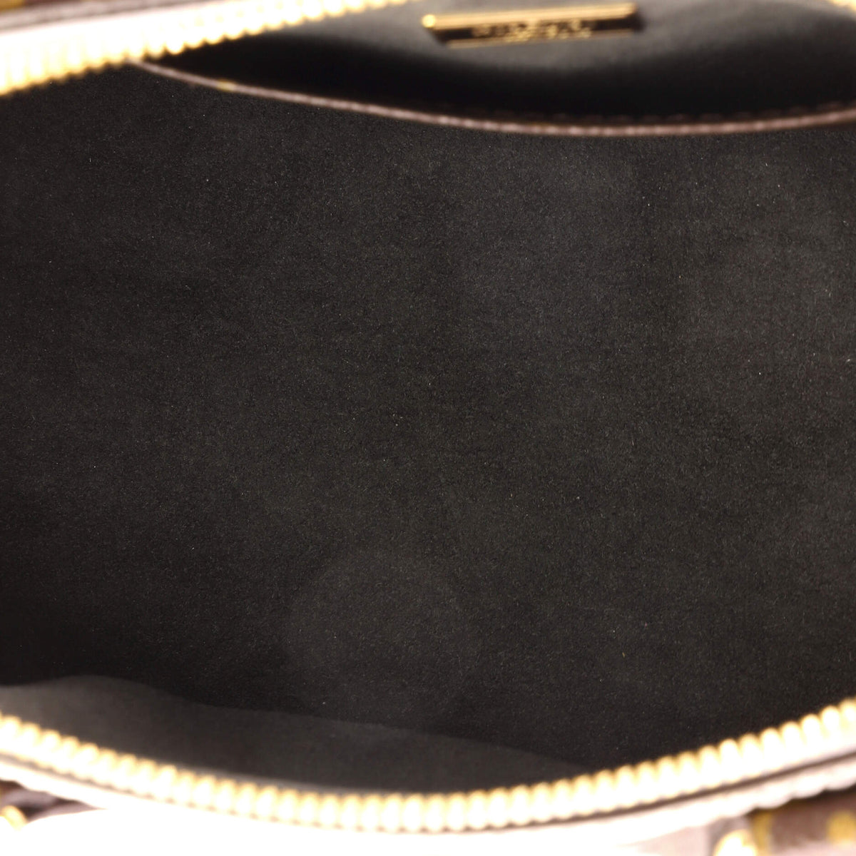 Louis Vuitton Alma Handbag Limited Edition Metallic Monogram Vernis and Monogram Canvas BB