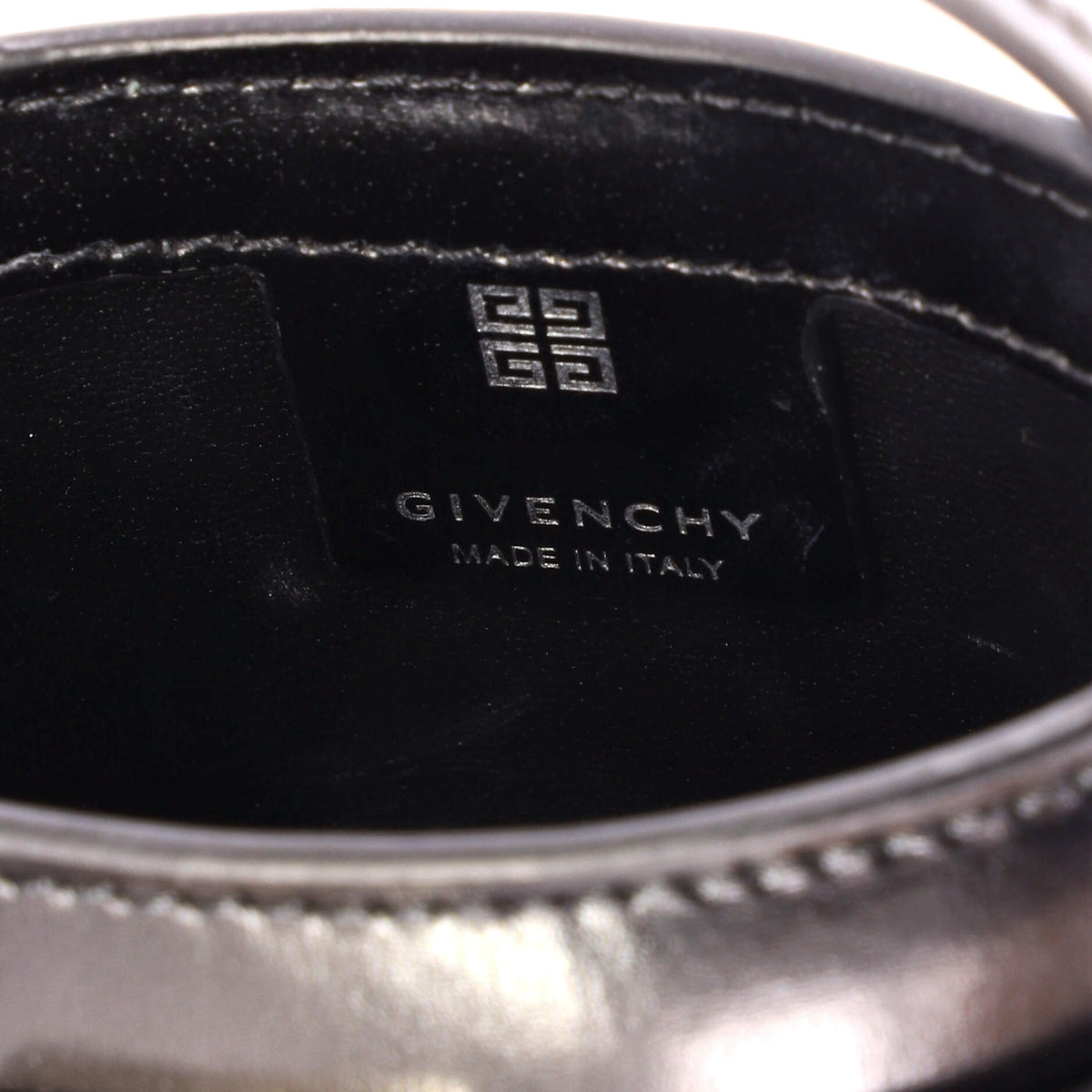Givenchy GV Shark Lock Bucket Bag Leather Micro