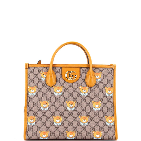 Gucci x EXO-KAI Top Handle Shopping Tote Printed GG Coated Canvas Small