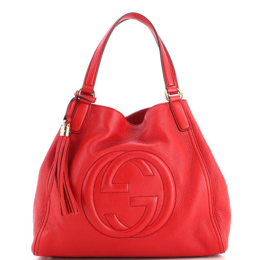 Gucci Soho Shoulder Bag Leather Medium