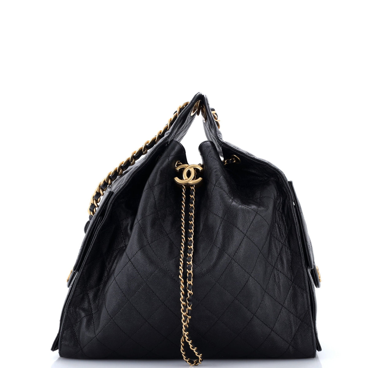 Chanel 25 Hobo Bag Quilted Caviar Medium
