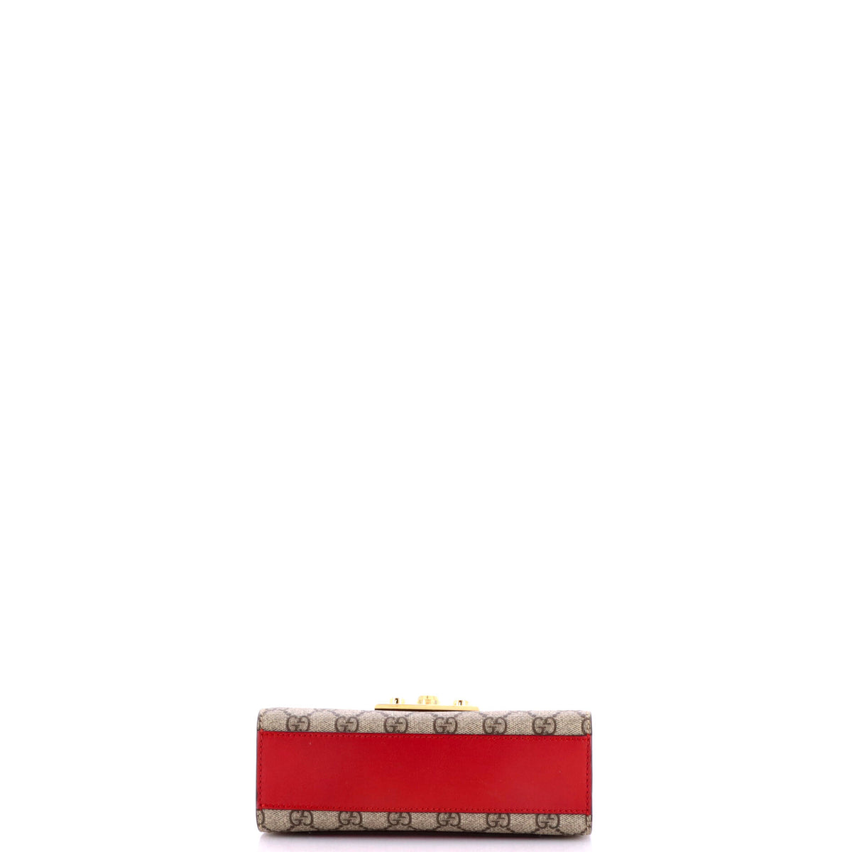 Gucci Padlock Shoulder Bag GG Coated Canvas and Leather Small