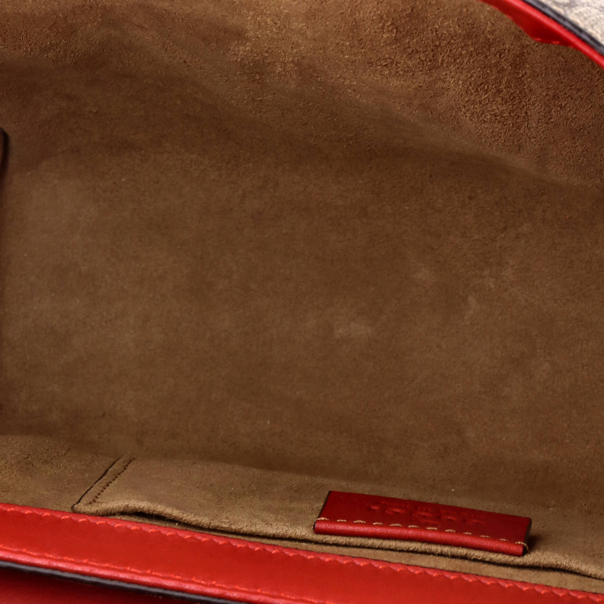 Gucci Padlock Shoulder Bag GG Coated Canvas and Leather Small