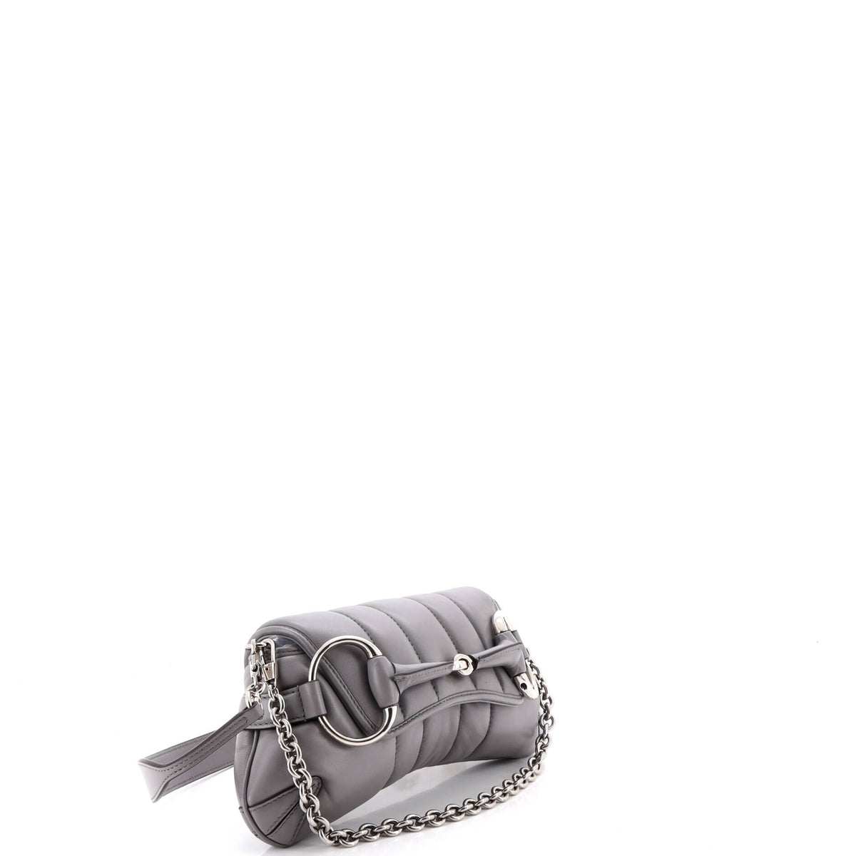 Gucci Horsebit Chain Shoulder Bag Vertical Quilted Leather Small