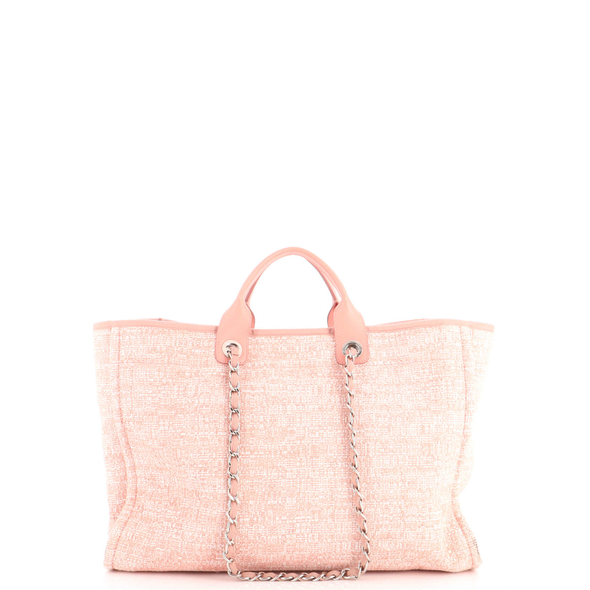Chanel Deauville Tote Raffia with Glitter Detail Large