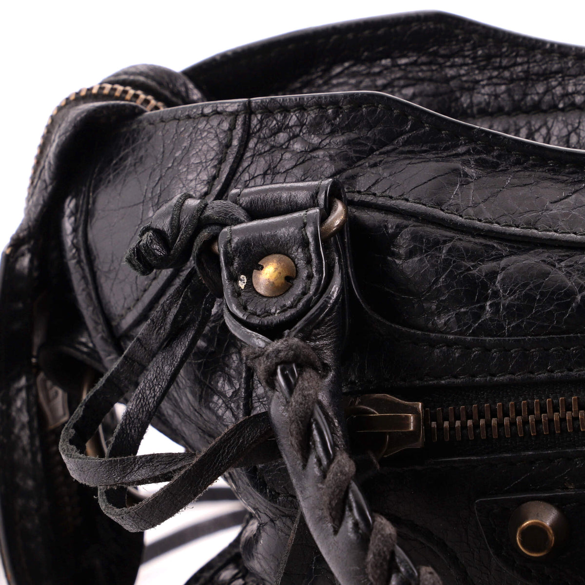Balenciaga City Classic Studs Bag Leather Mini