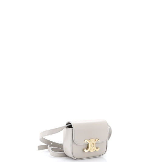 Celine Claude Shoulder Bag Leather Mini