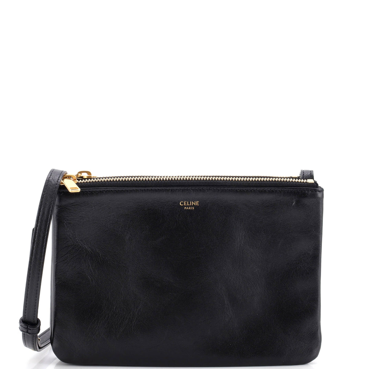 Celine Trio Crossbody Bag Leather Small