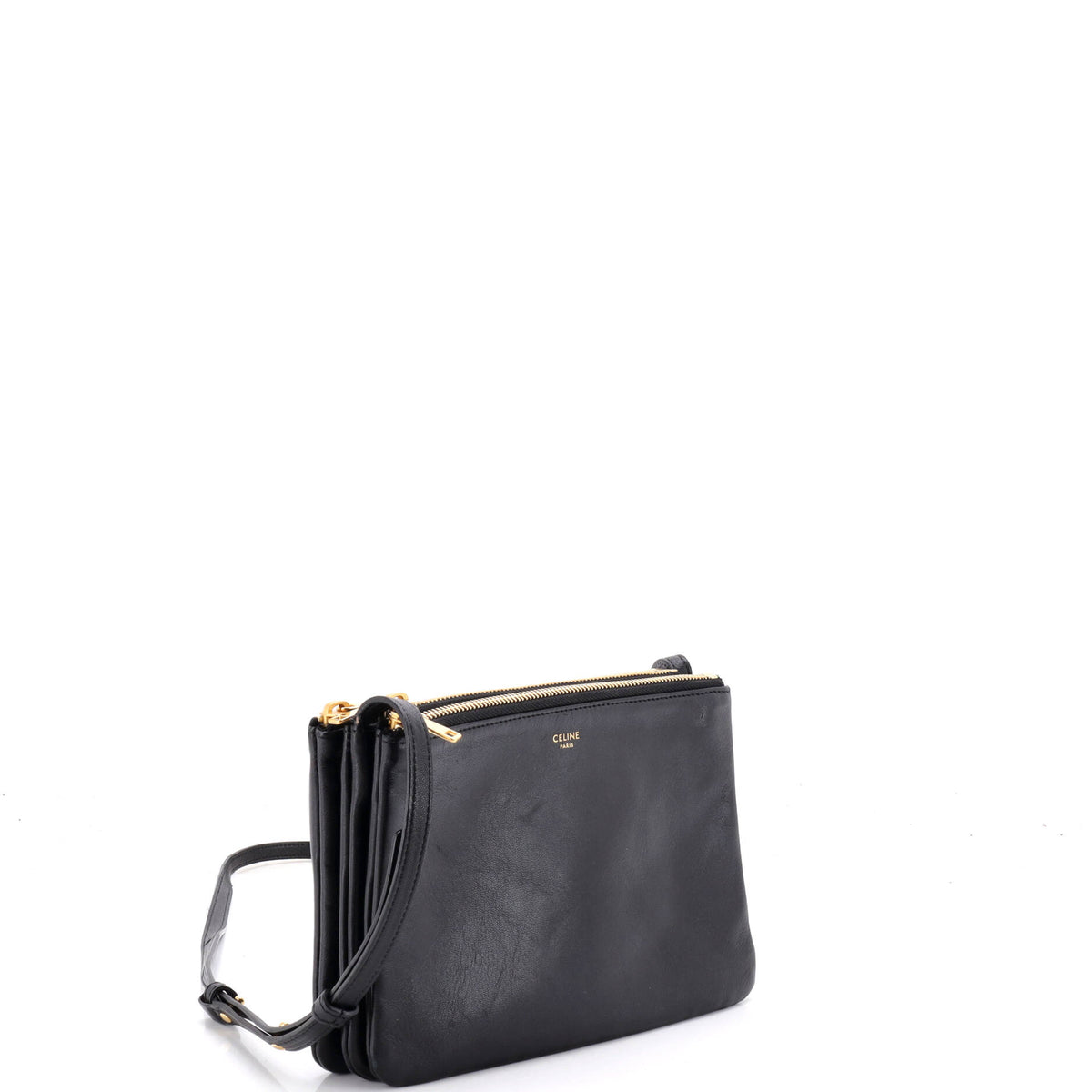 Celine Trio Crossbody Bag Leather Small