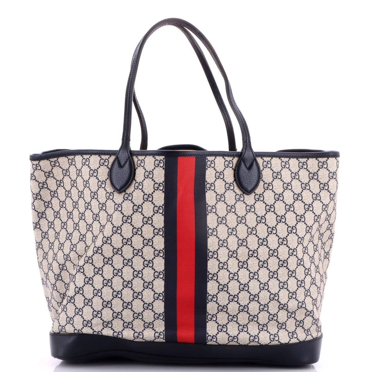 Gucci Ophidia Open Shopping Tote GG Coated Canvas Large