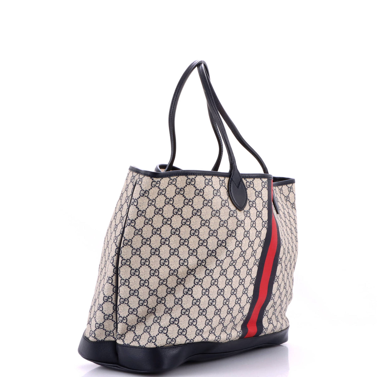Gucci Ophidia Open Shopping Tote GG Coated Canvas Large