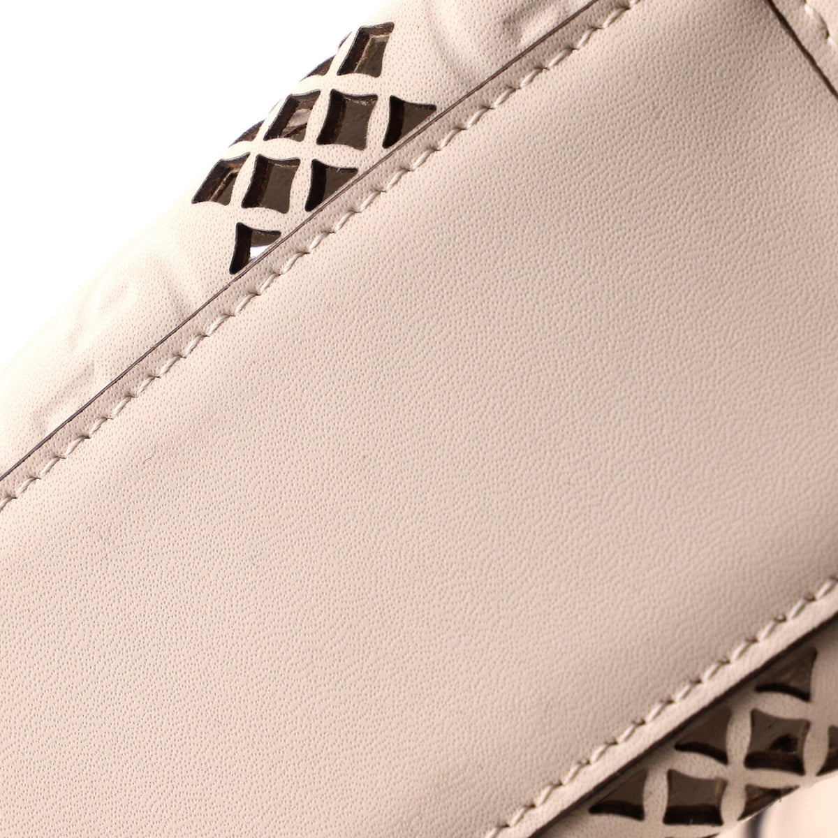 Gucci Convertible Tote GG Debossed Laser Cut Leather Small
