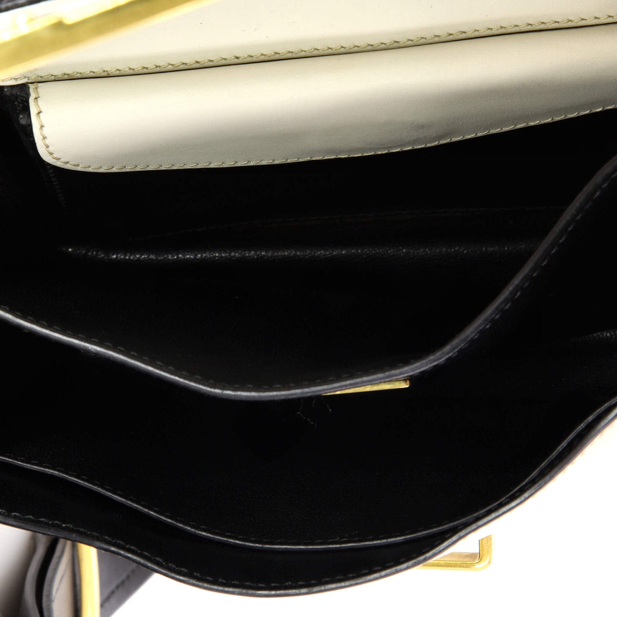 Prada Cahier Crossbody Bag Leather and Saffiano Leather Small