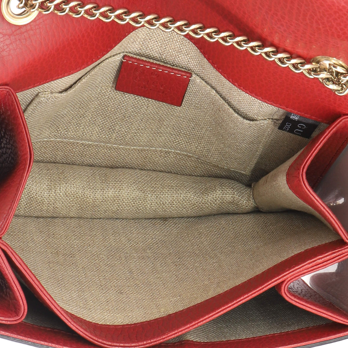 Gucci Interlocking Shoulder Bag Leather Small