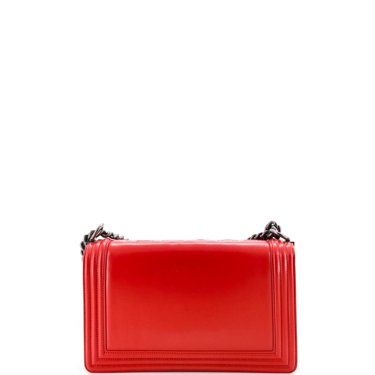 Chanel Reverso Boy Flap Bag Glazed Calfskin New Medium