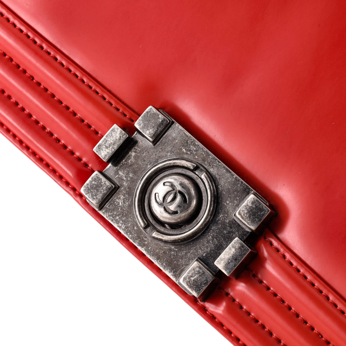 Chanel Reverso Boy Flap Bag Glazed Calfskin New Medium
