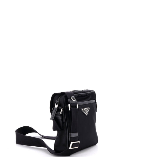 Prada Re-Edition Front Pocket Messenger Bag Tessuto Small
