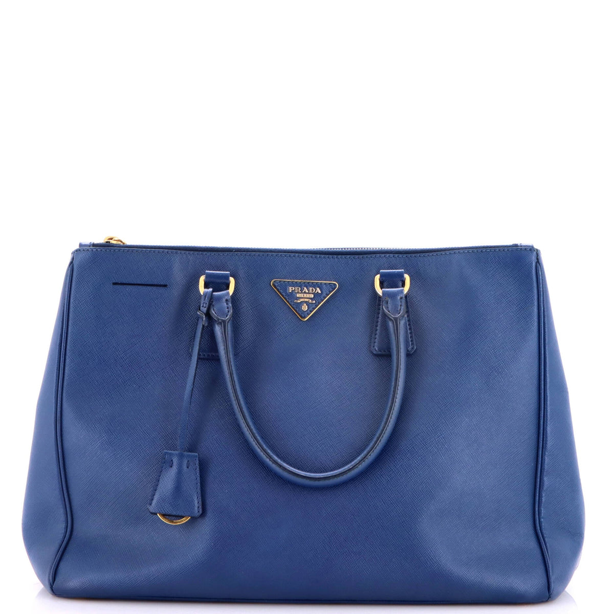 Prada Double Zip Lux Tote Saffiano Leather Large