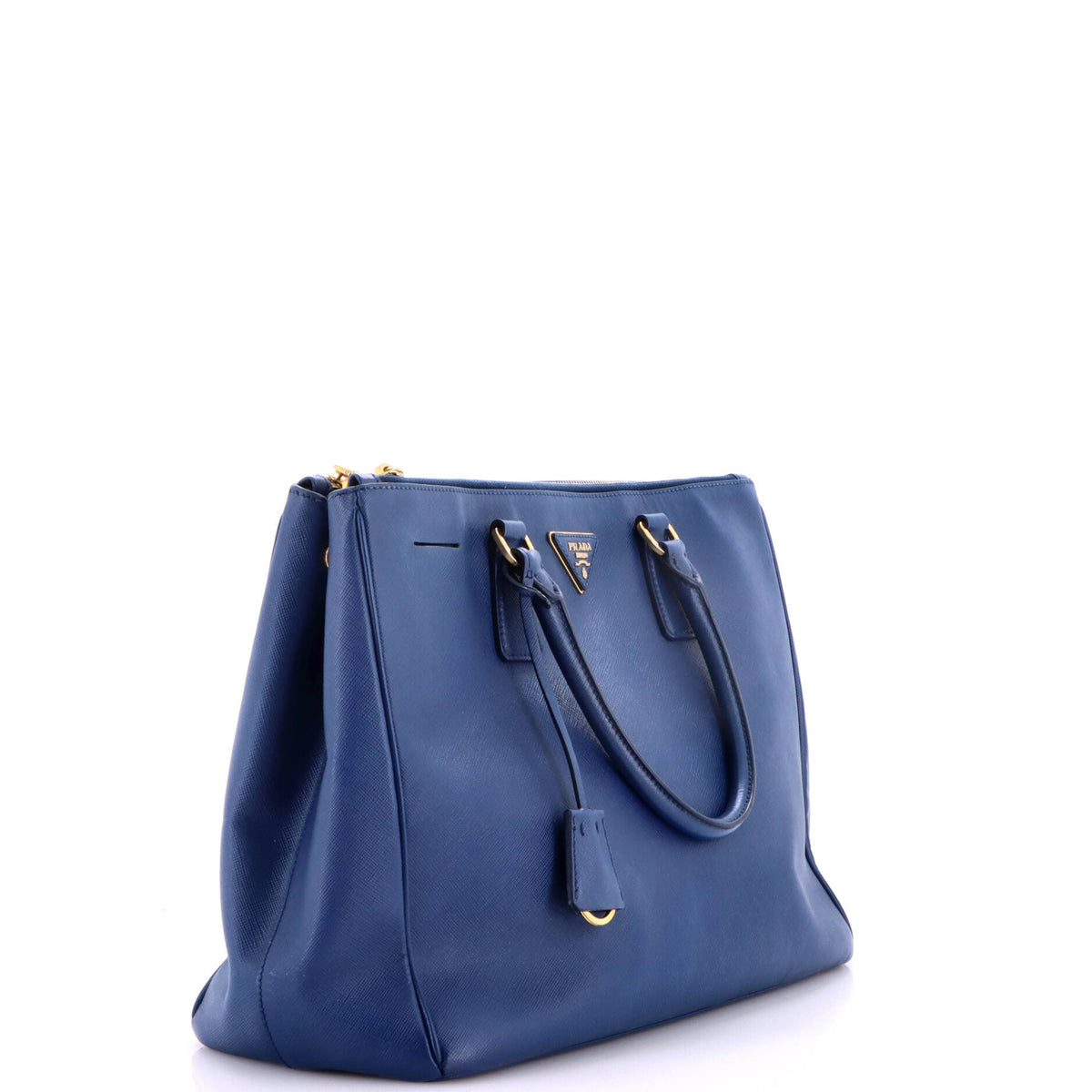 Prada Double Zip Lux Tote Saffiano Leather Large