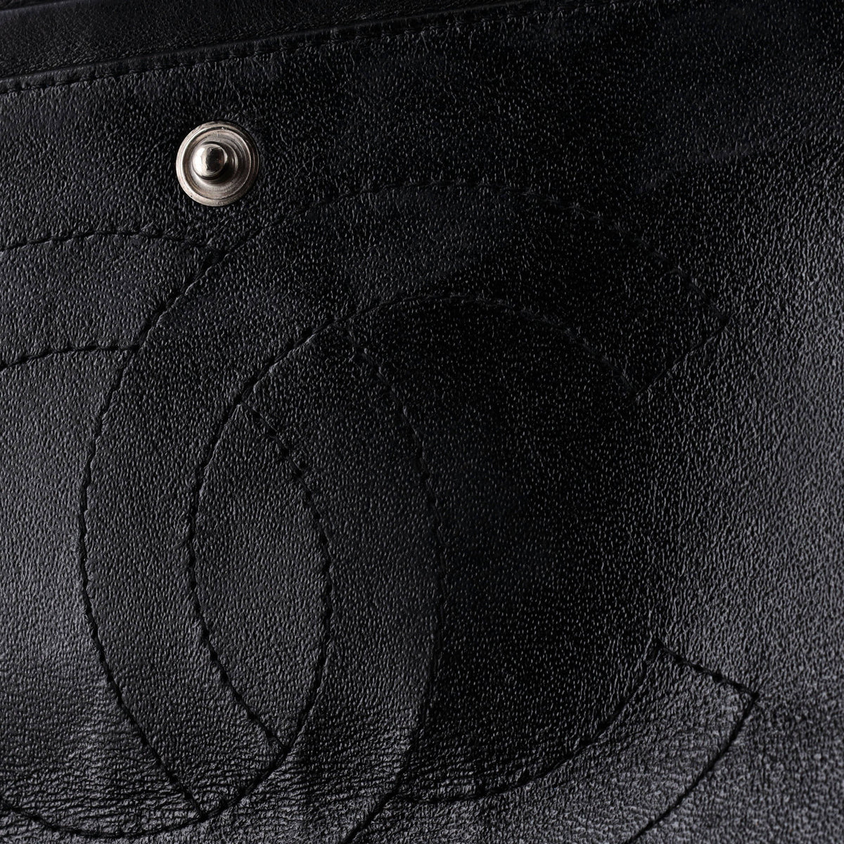 Chanel Classic Double Flap Bag Quilted Patent Jumbo