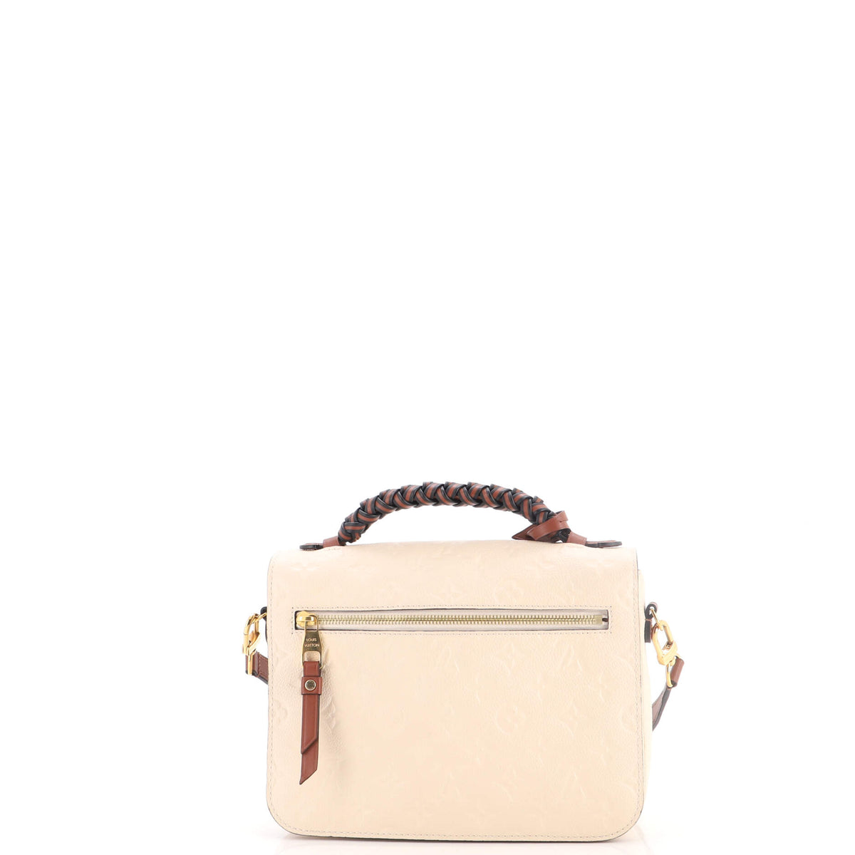 Louis Vuitton Braided Handle Pochette Metis Monogram Empreinte Leather