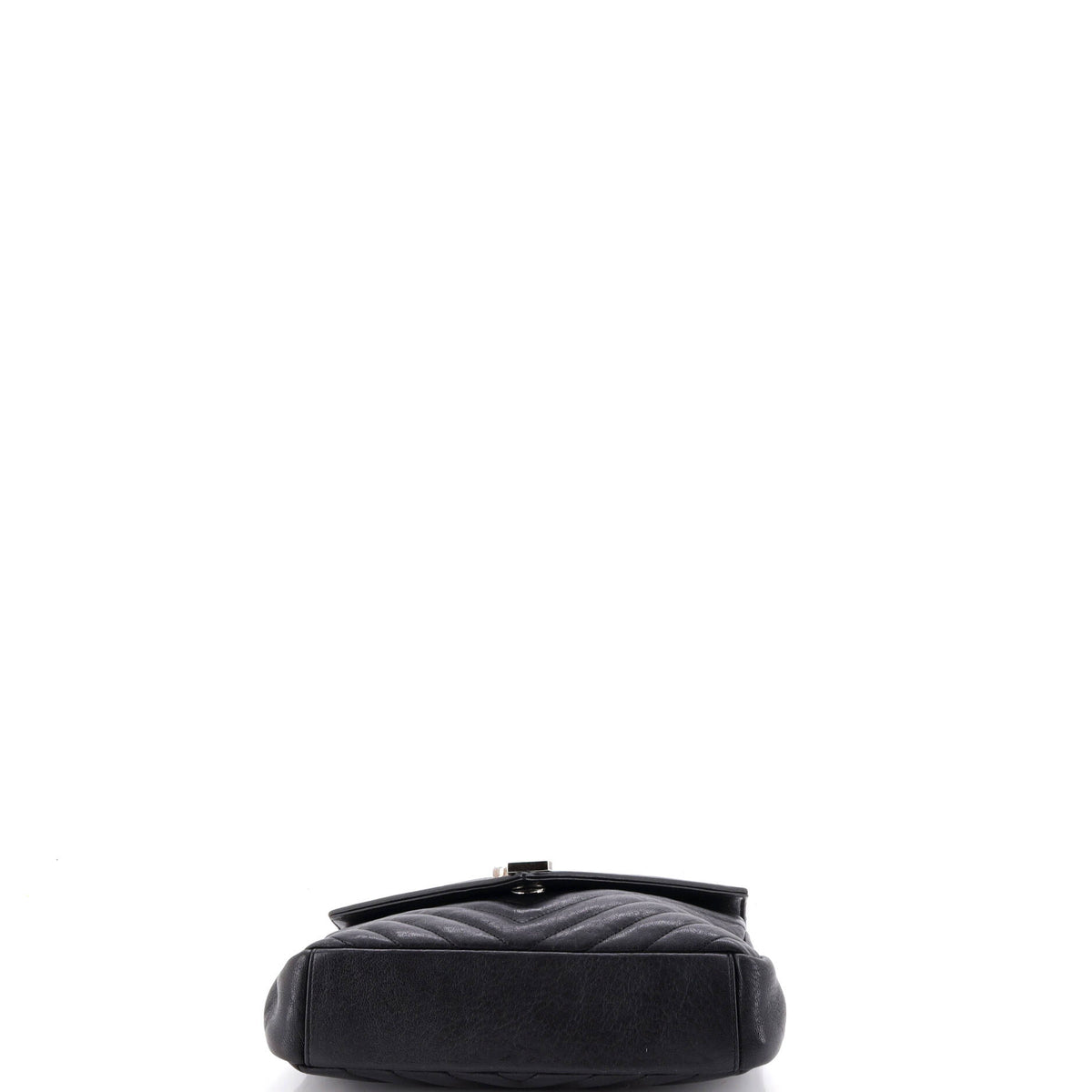 Saint Laurent Classic Monogram College Bag Matelasse Chevron Leather Medium