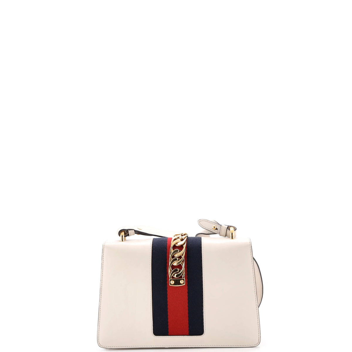 Gucci Sylvie Shoulder Bag Embroidered Leather Small