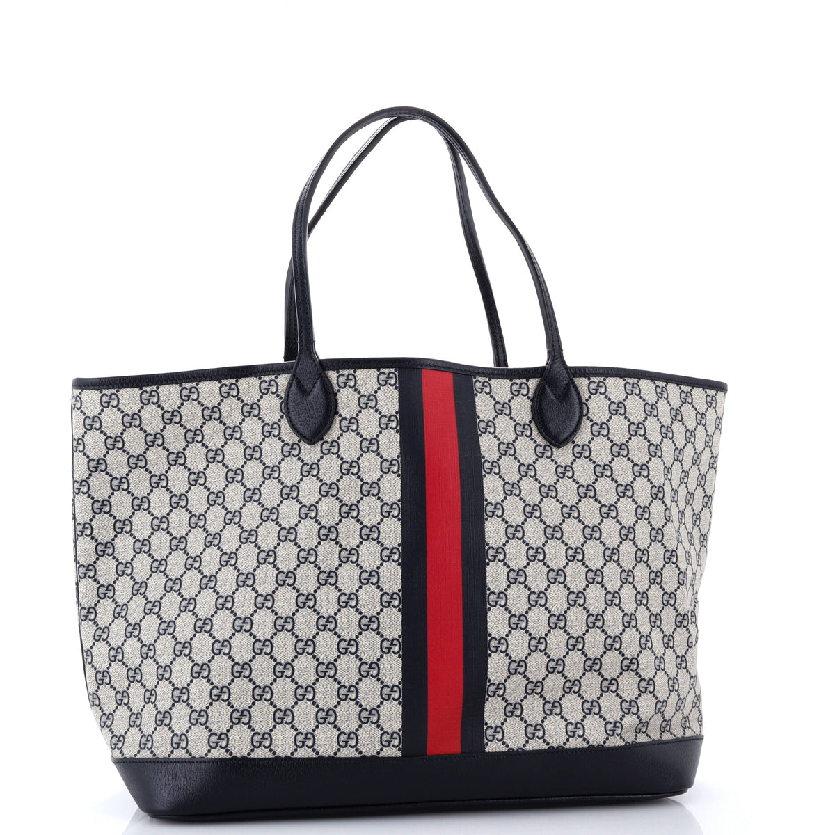 Gucci Ophidia Open Shopping Tote GG Coated Canvas Large