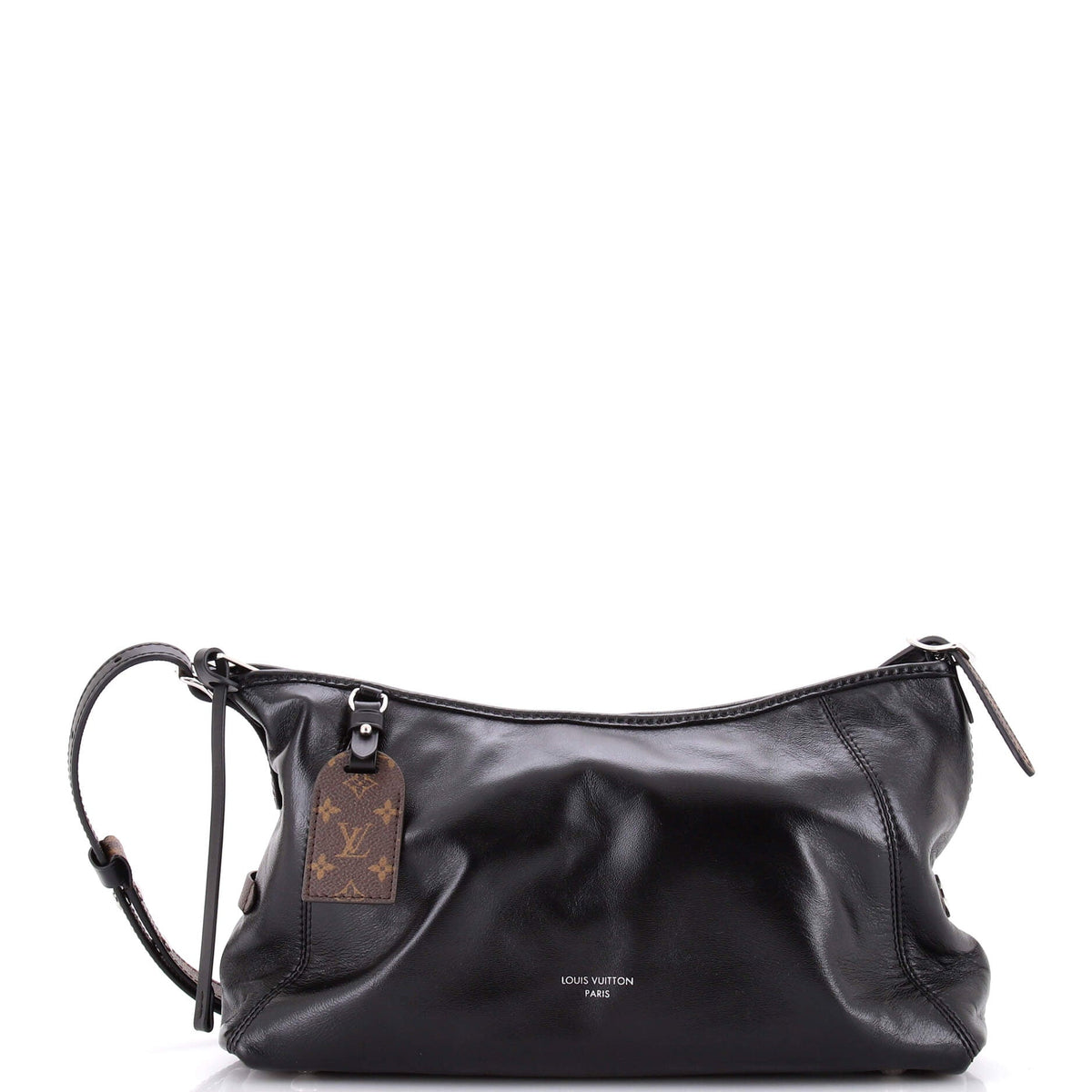 Louis Vuitton CarryAll Vibe Hobo Leather with Monogram Canvas East West