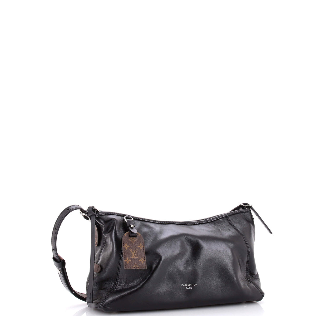 Louis Vuitton CarryAll Vibe Hobo Leather with Monogram Canvas East West
