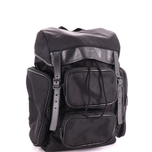 Saint Laurent Delave Multi-Pocket Backpack Nylon
